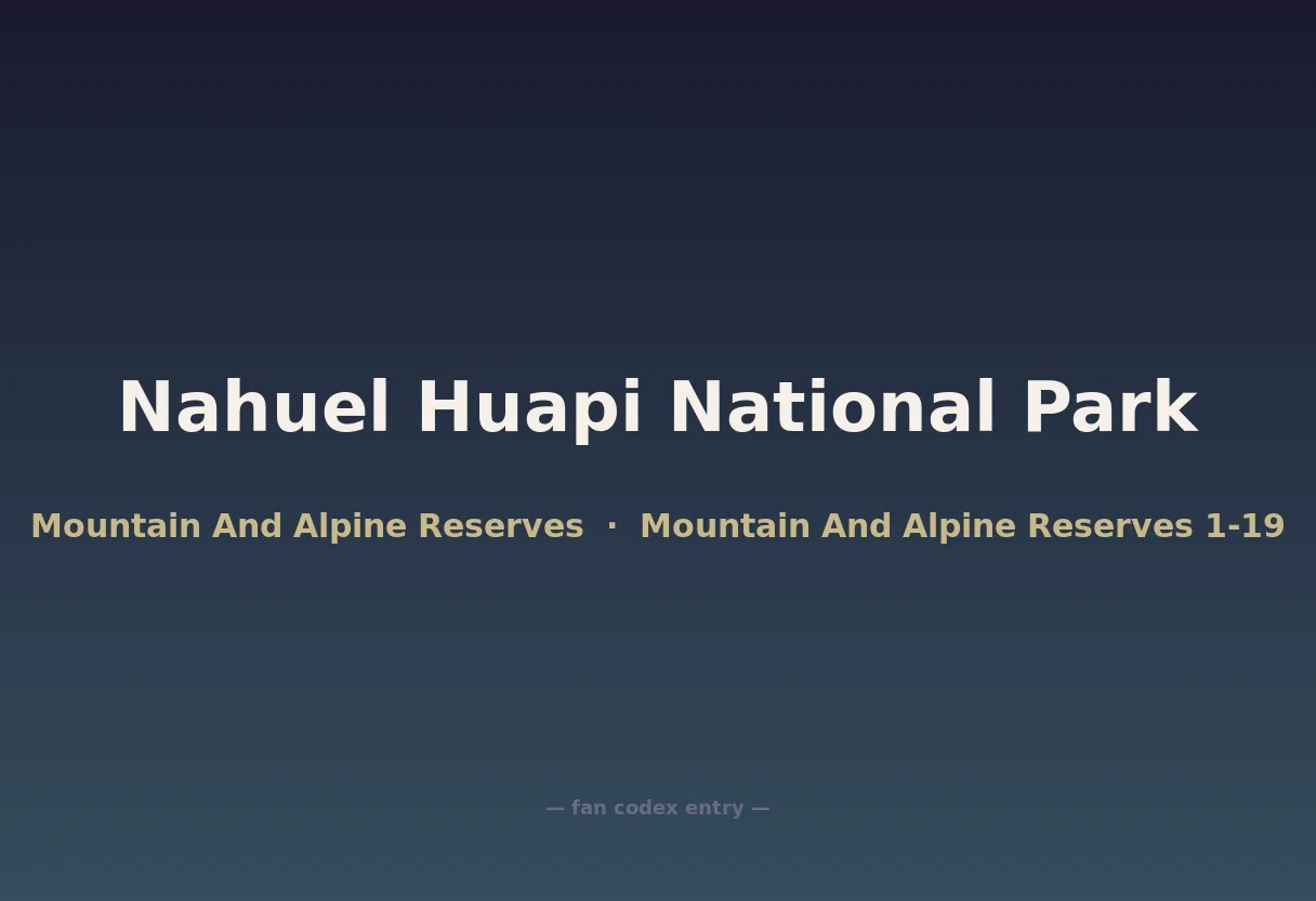 Nahuel Huapi National Park