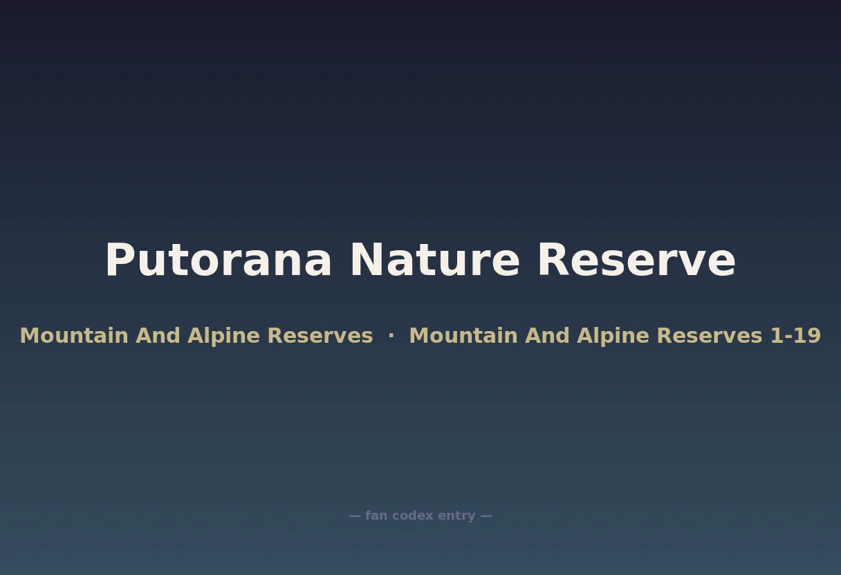 Putorana Nature Reserve