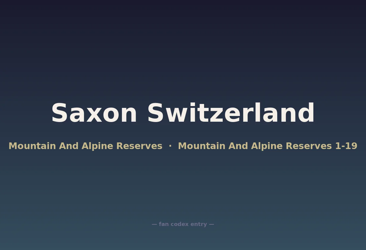 Saxon Switzerland